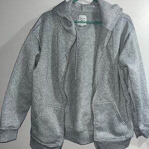 Orange Kiss Essentials Gray Hoodie